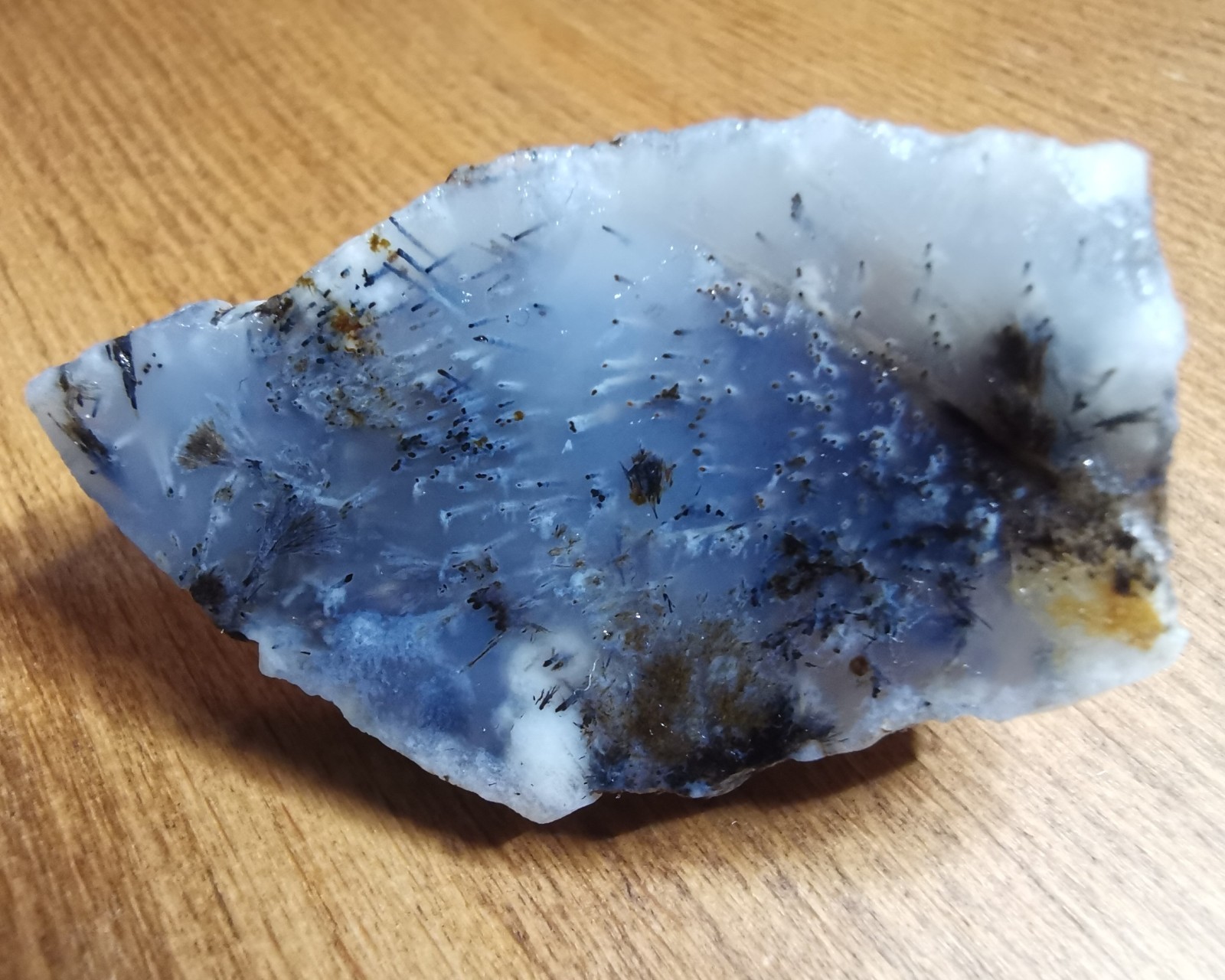 Scenic Dendritic Agate, Not Polished, 100% Natural Stone, 32 Grams