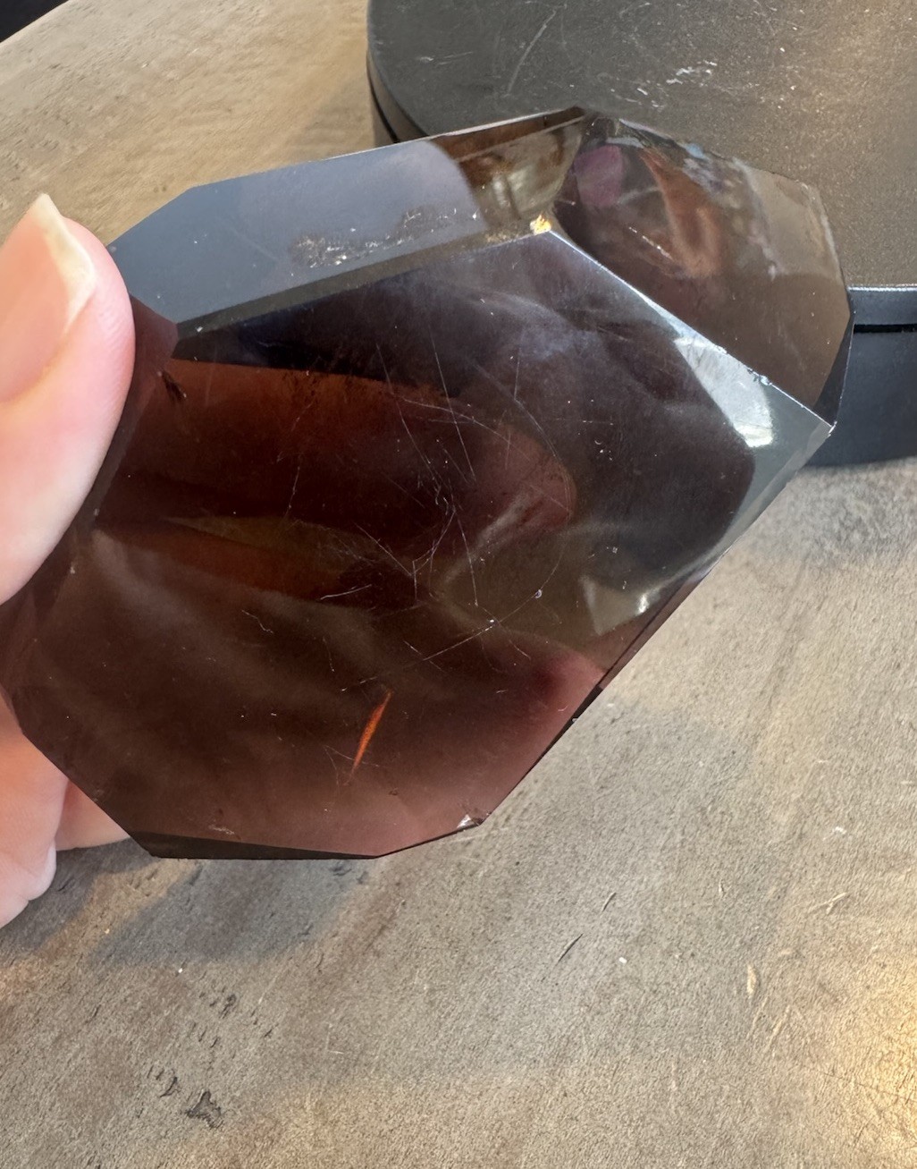 Smokey Quartz Free Form Super Clear 298g