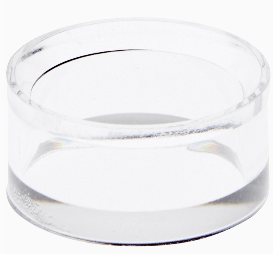 Small Clear Stand Acrylic Display for Ball Egg Sphere Marble Rock Mineral Holder