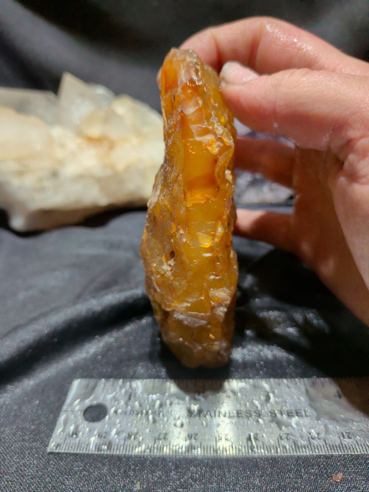 Golden Translucent Specimen Unpolished (1lb 4oz)