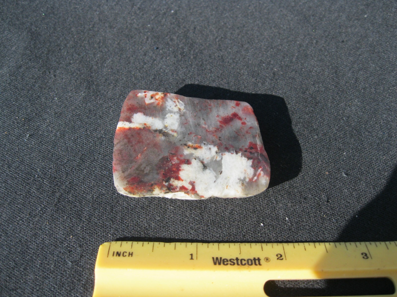 SANBORNITE, GILLESPITE, Crystal, RARE mineral, 2 x 1 1/2 x 1/2″ 1.6 oz.