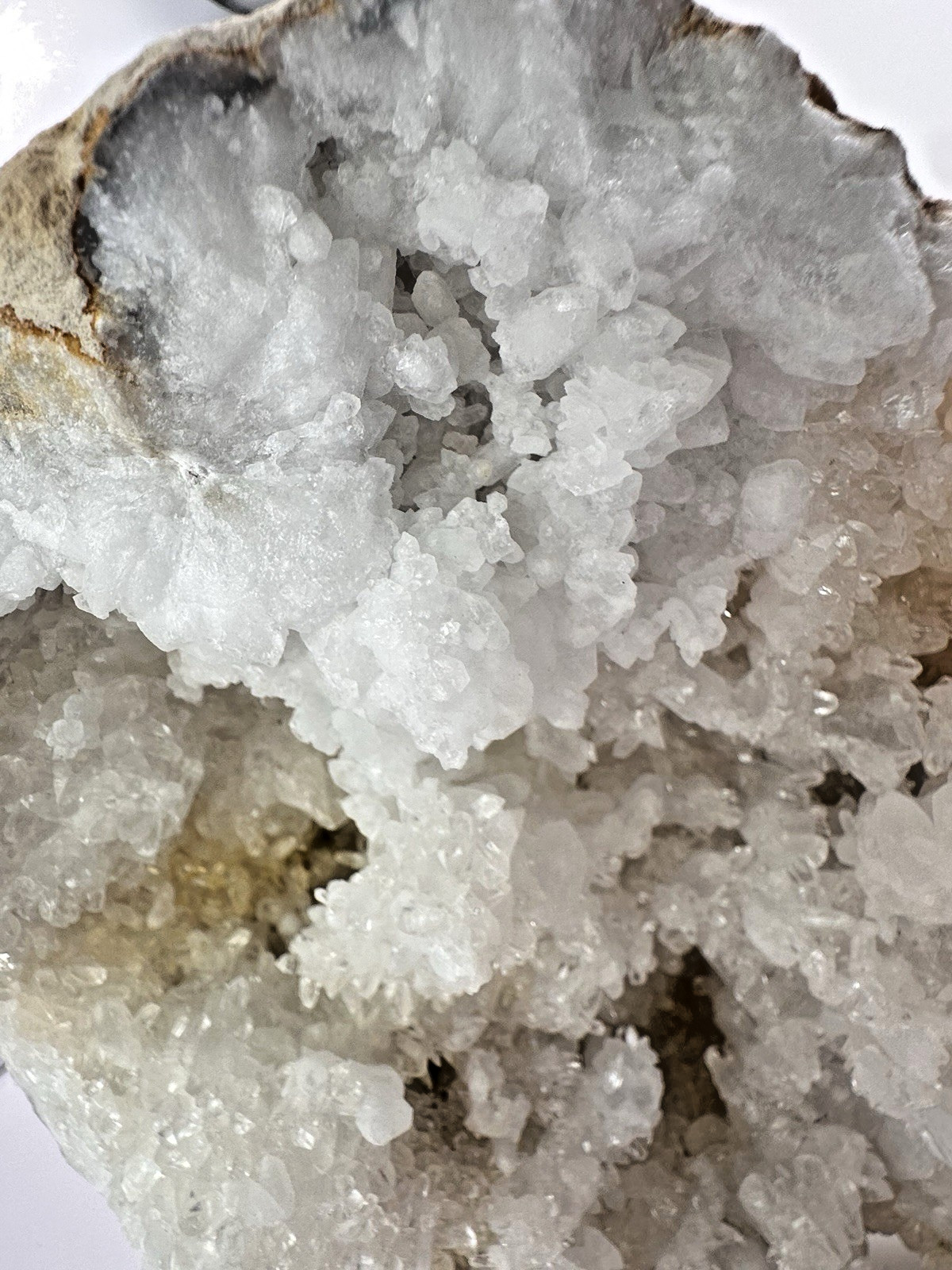 Large 5lb Quartz Geode Cluster Self-Standing Natural Crystal Display Specimen