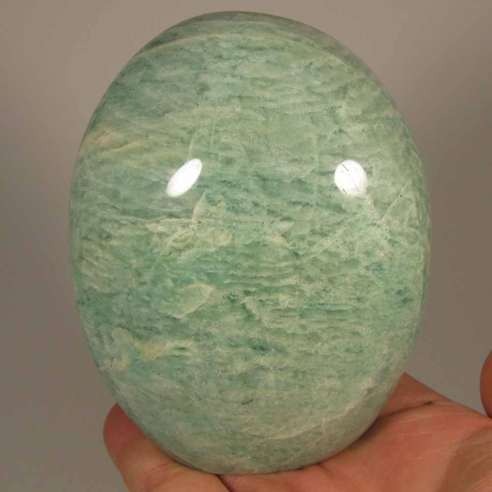 4″ AMAZONITE Polished Gemstone Freeform Standup – Madagascar – 1.5 lbs.