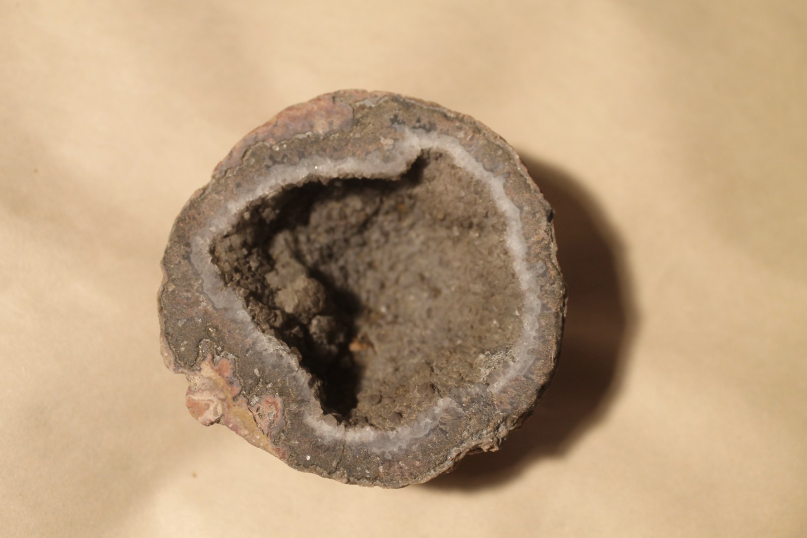 Unpolished Geode Half – Mexico 2-1/2″