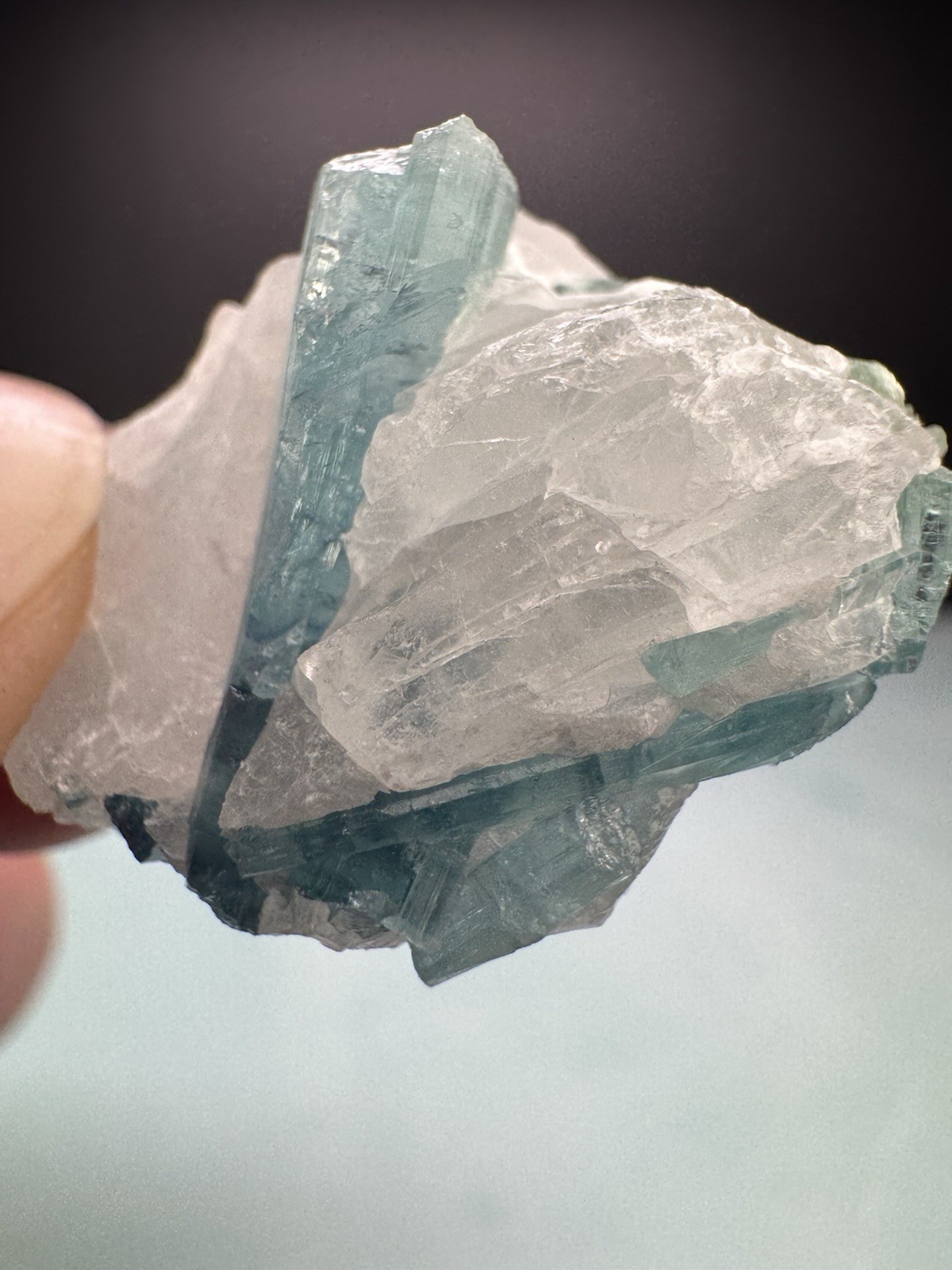 Paraiba Tourmaline on Quartz – 10.9g – US SELLER