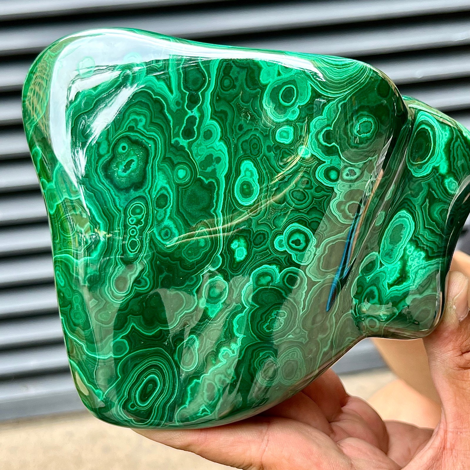 Malachite Polished Stone Natural Green Crystal Gemstone Reiki Chakra 4 lb