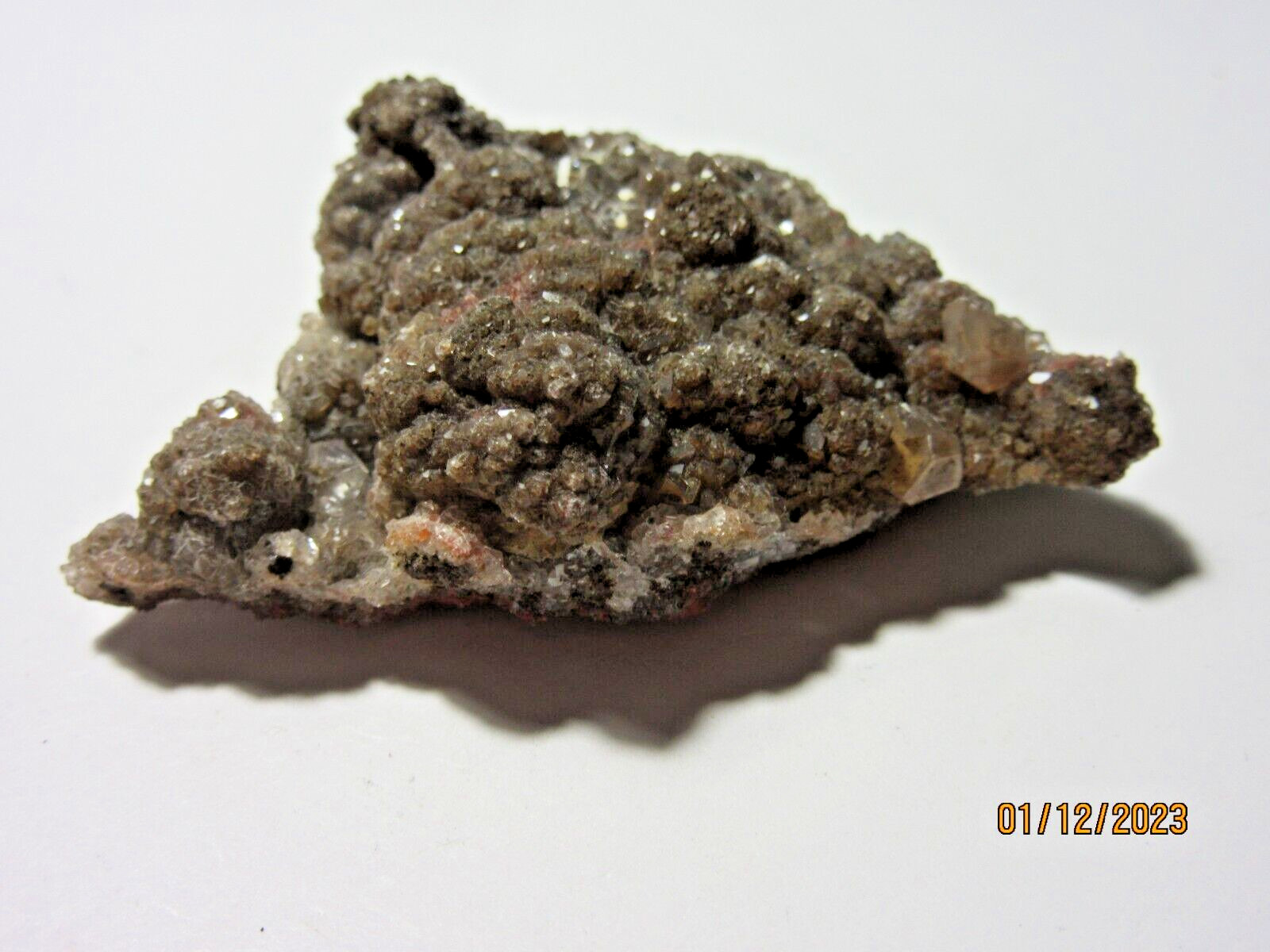 Natural Red Quartz Crystal CLUSTER 2 3/8″ Rough Collectible Reiki RQCCC-1