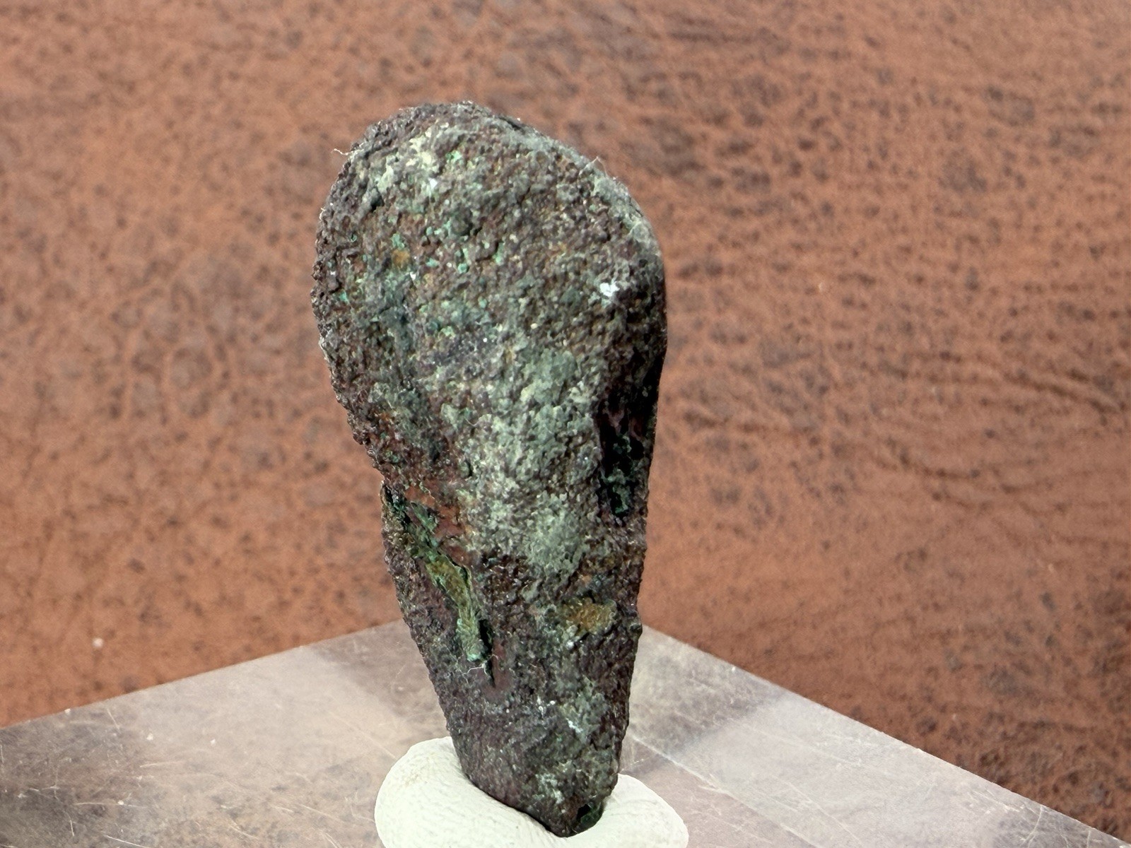 Natural Oxidized Green Glacial Float Copper with Buffed Finish, Michigan 24.9g