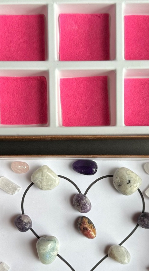 Dog Crystal Grid Kit for a Dog who has Reactivity
