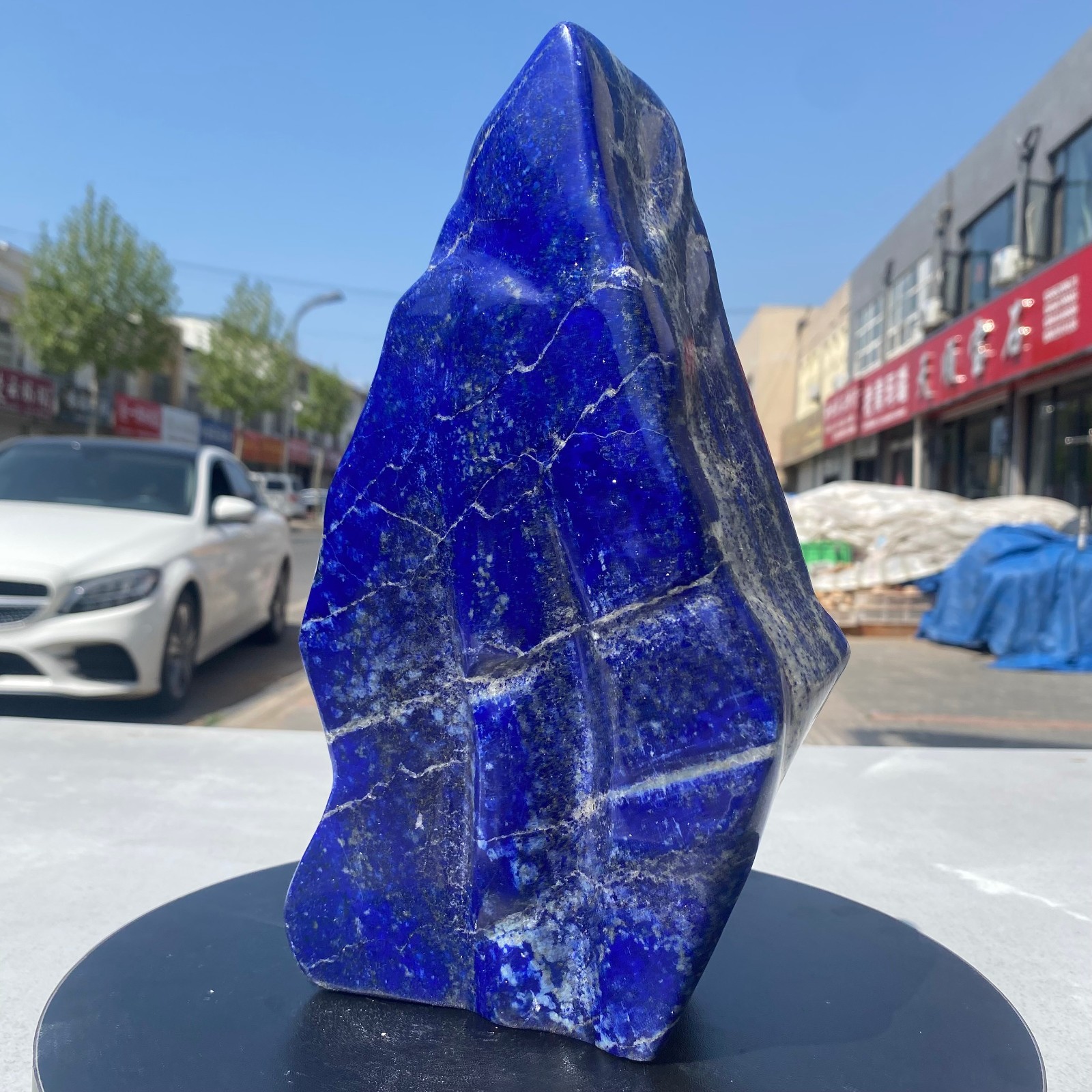 8.2LB Natural Stone Lapis Lazuli Freeform Polished Crystal Mineral Specimen