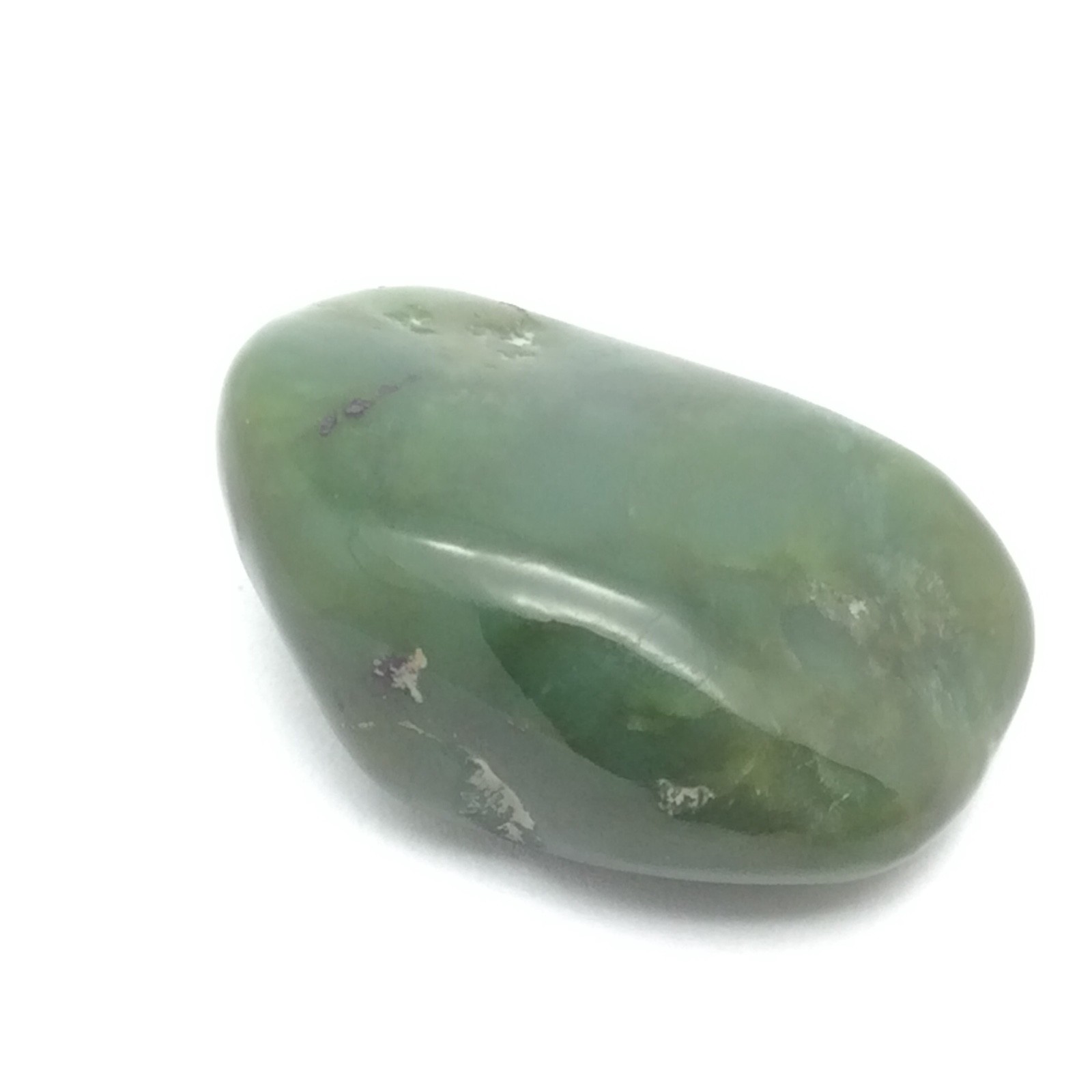Siberian Nephrite Jade Green Pebble Gem Stone Sayan Mountain Siberia Russia #17