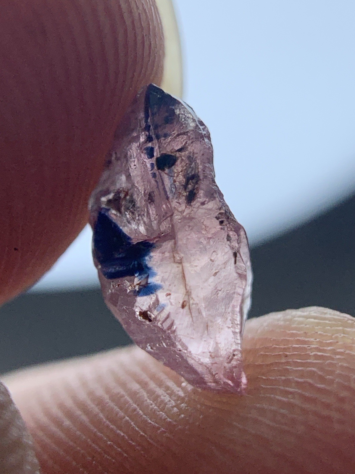 1.46 Crts Extremely Rare Stunning Facet Grade Pink & Blue Winza Sapphire @winza