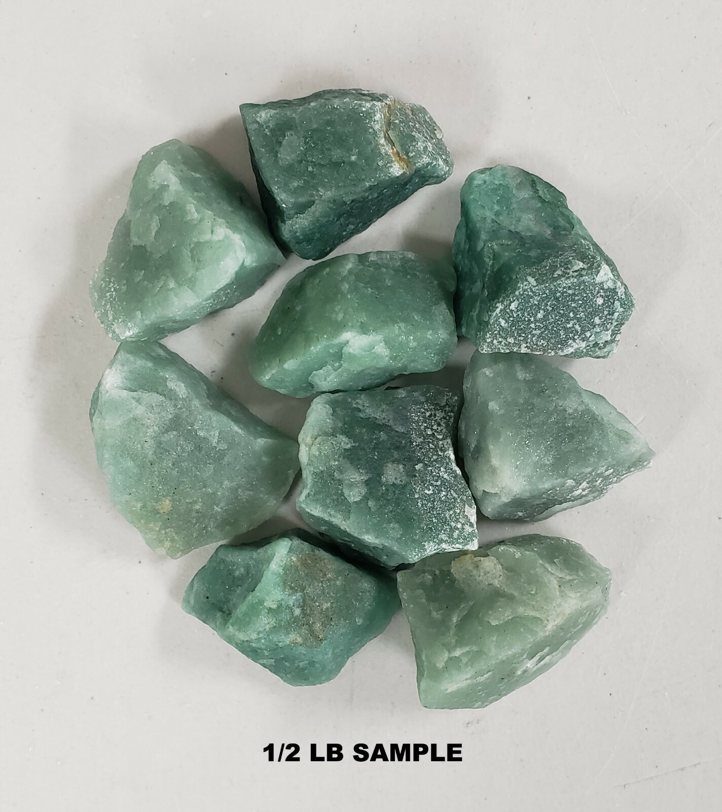Green Aventurine Crystal aka Green Quartz Bulk Wholesale Crystals from Brazil