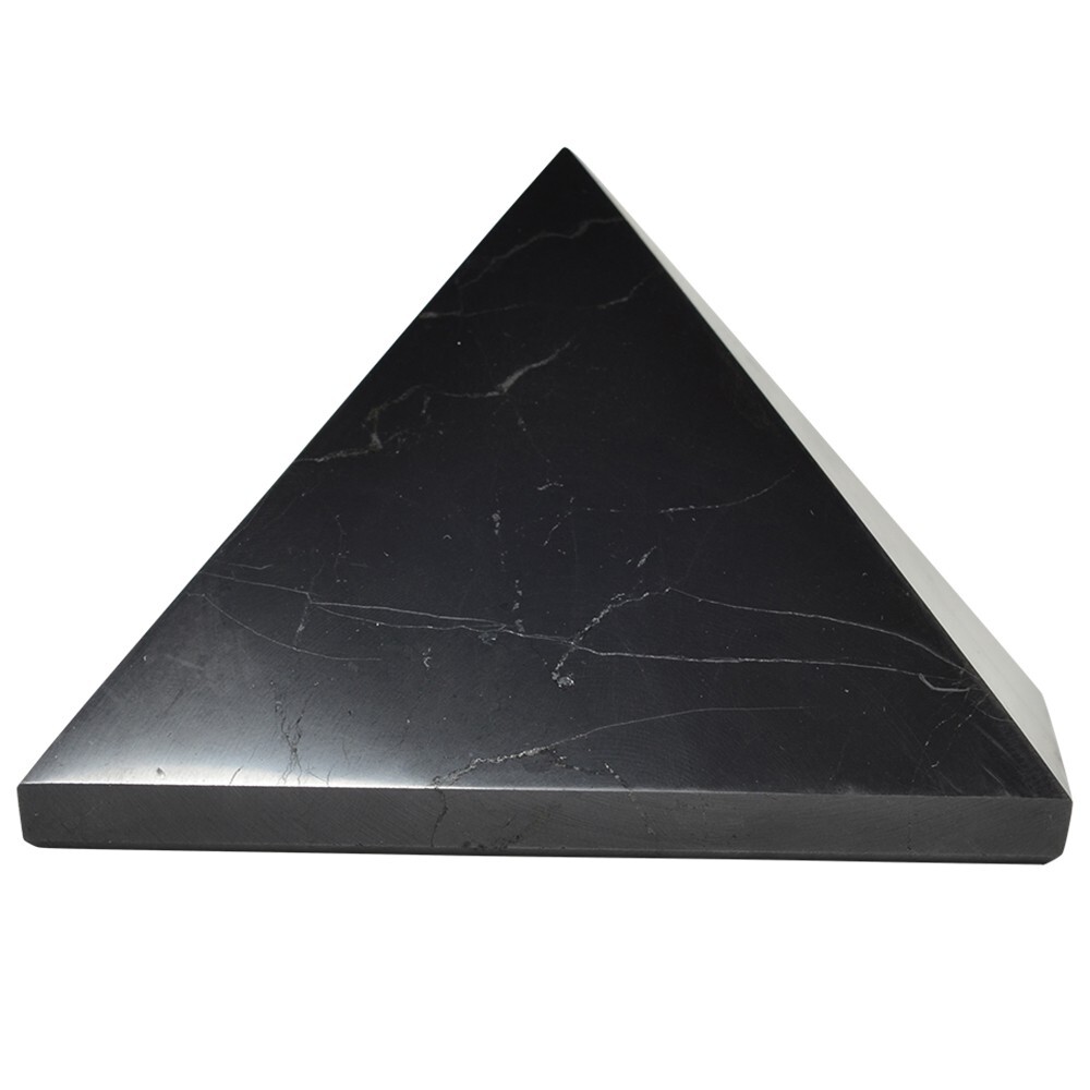 Shungite World Shungite Pyramid – Various sizes ( Polished or Unpolished )