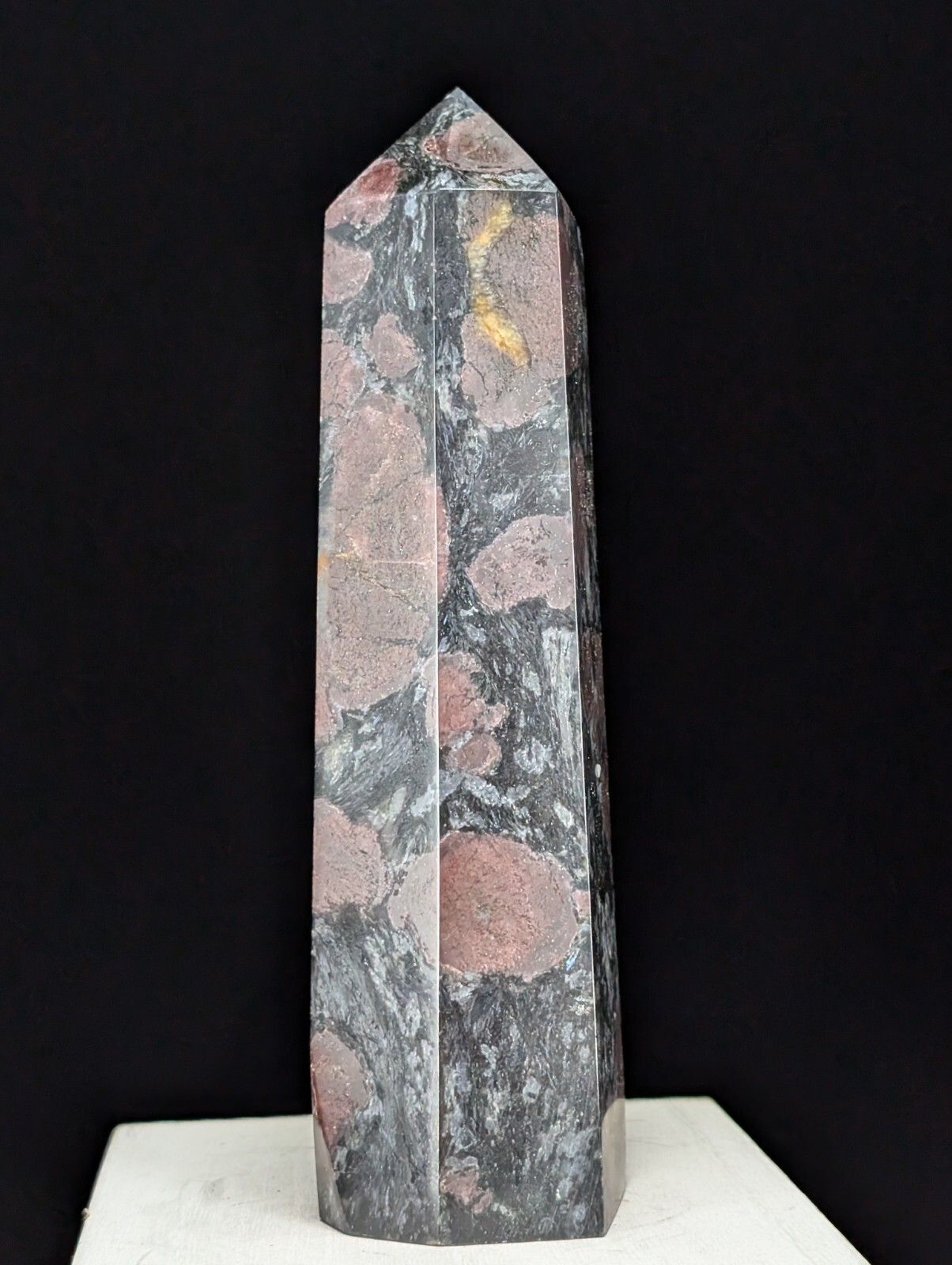 Garnet Tower Crystal Large Big Tall Gemstone Point Wand