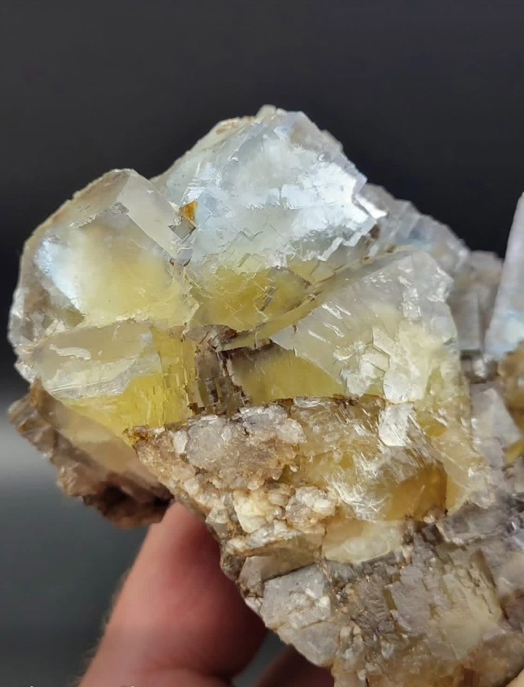 Blue Ice Large Illinois Fluorite Minerva No.1 Mine