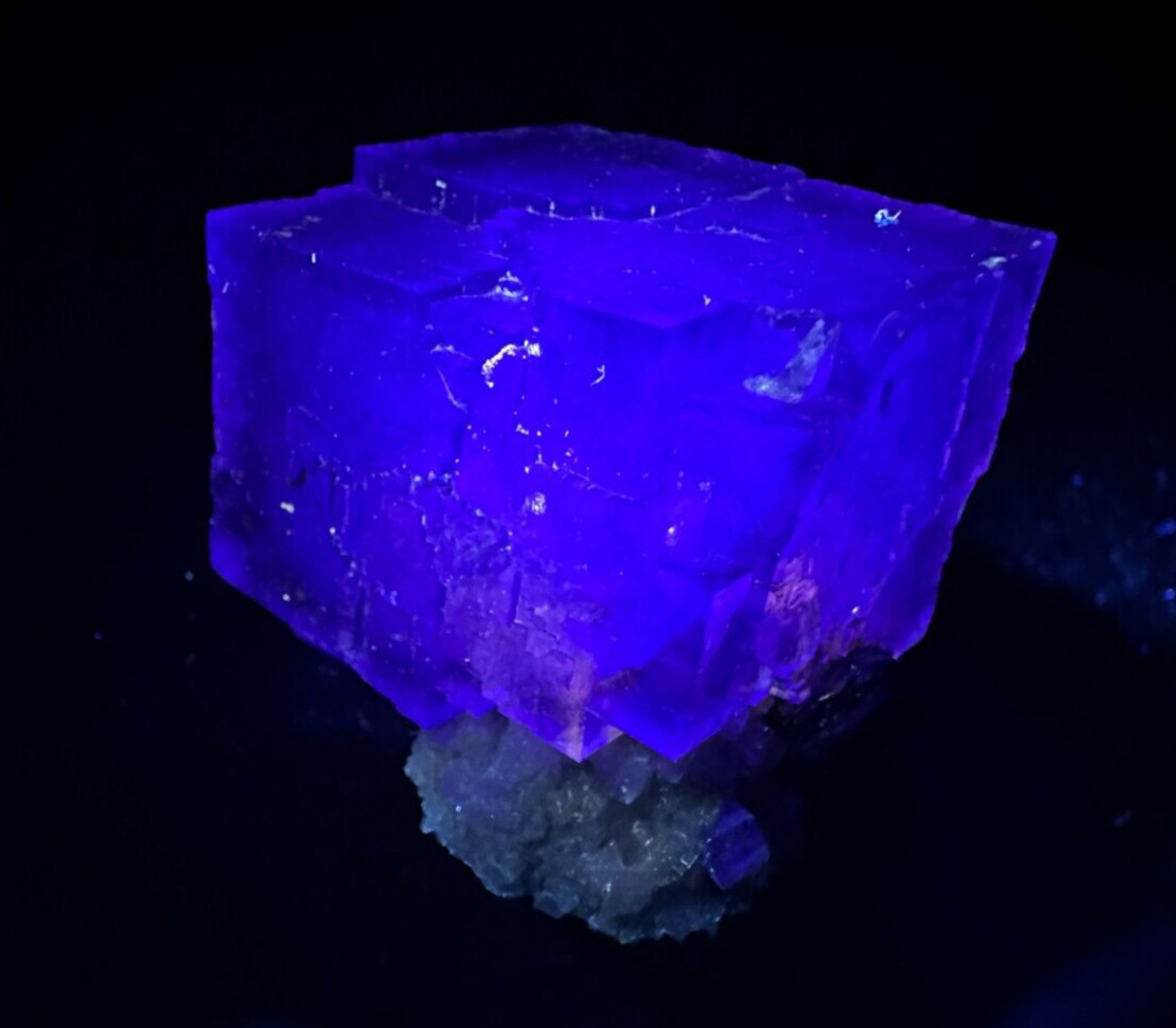 ➤1-5/8″ PURPLE FLUORITE CRYSTAL- SPHALERITE & DOLOMITE Elmwood Mine TN VIDEO➤411