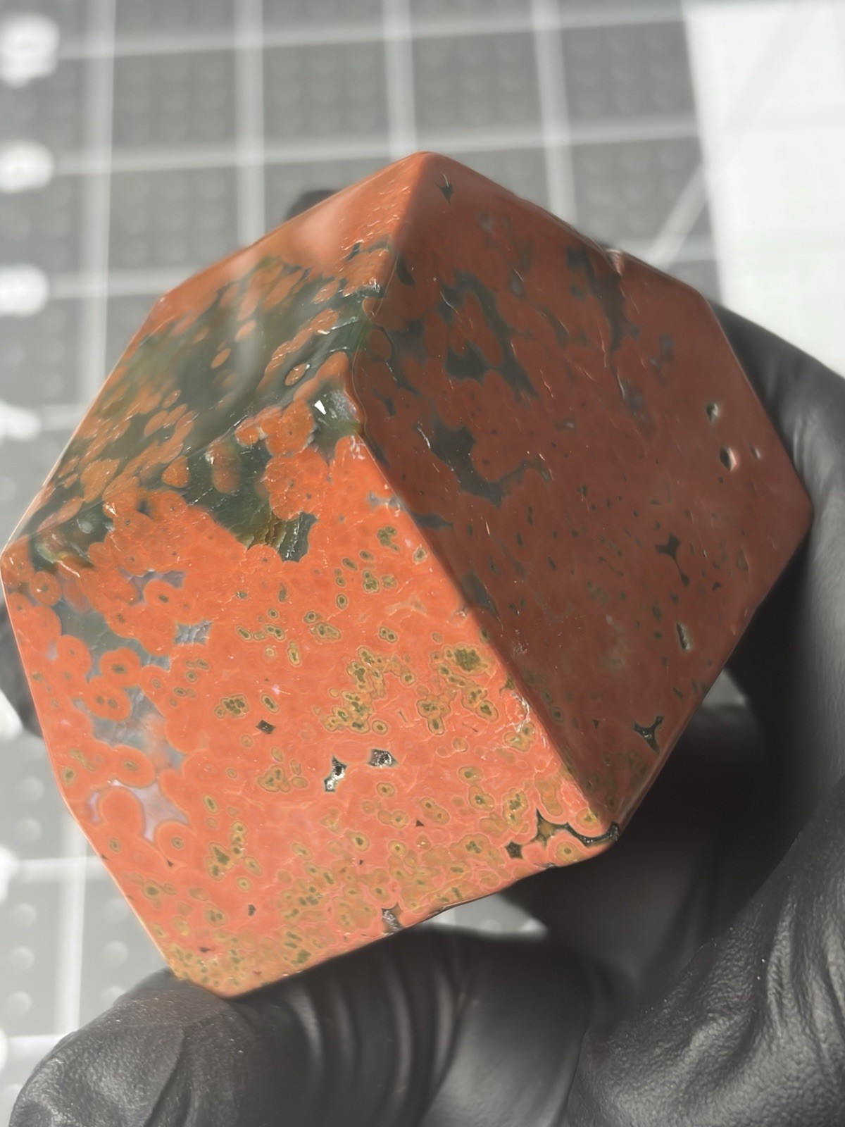 Ocean Jasper Free Form Red Orbs
