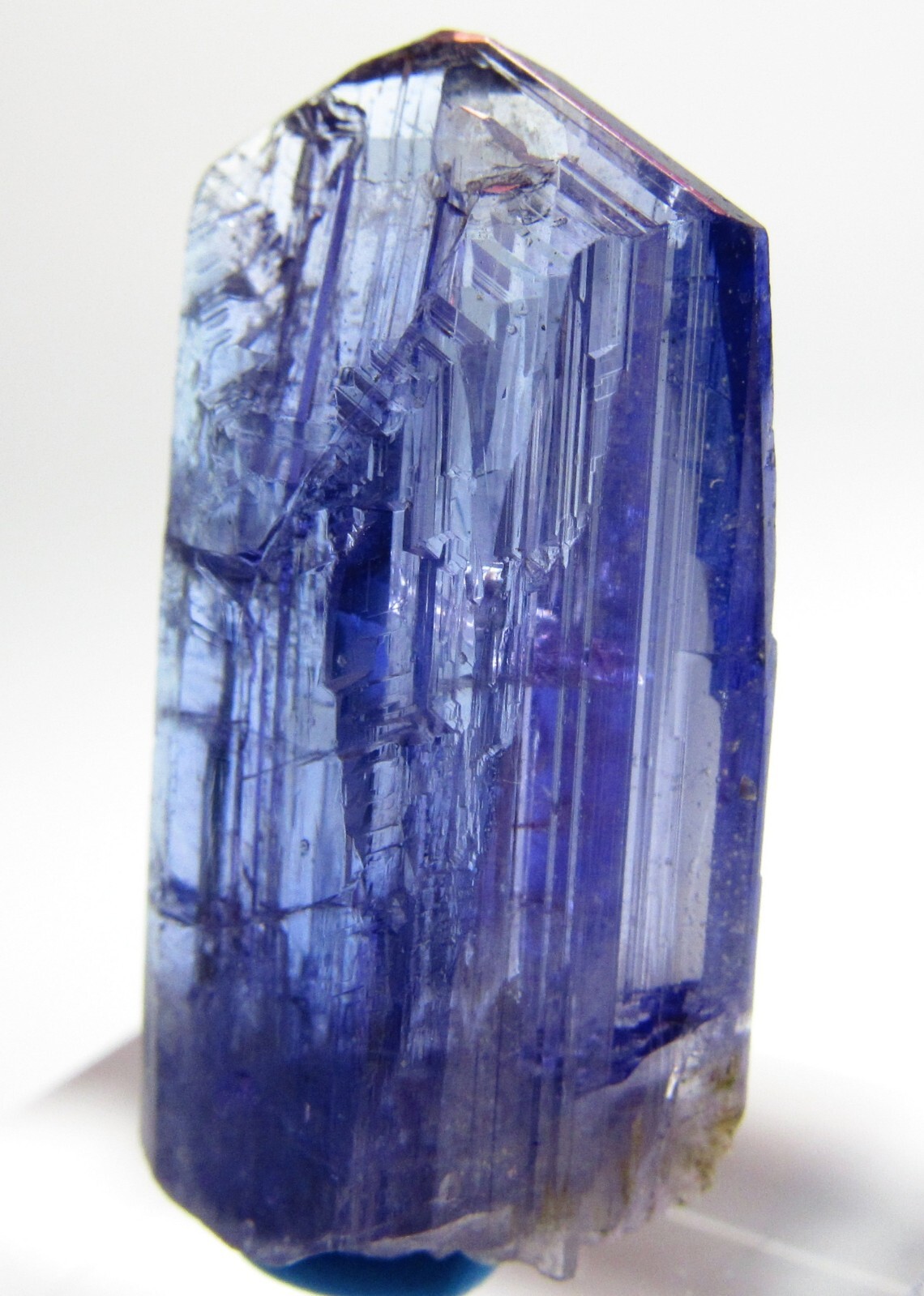 EXTRAORDINARY VIBRANT NEON PURPLE UNHEATED GEM TANZANITE CRYSTAL!!! TANZANIA