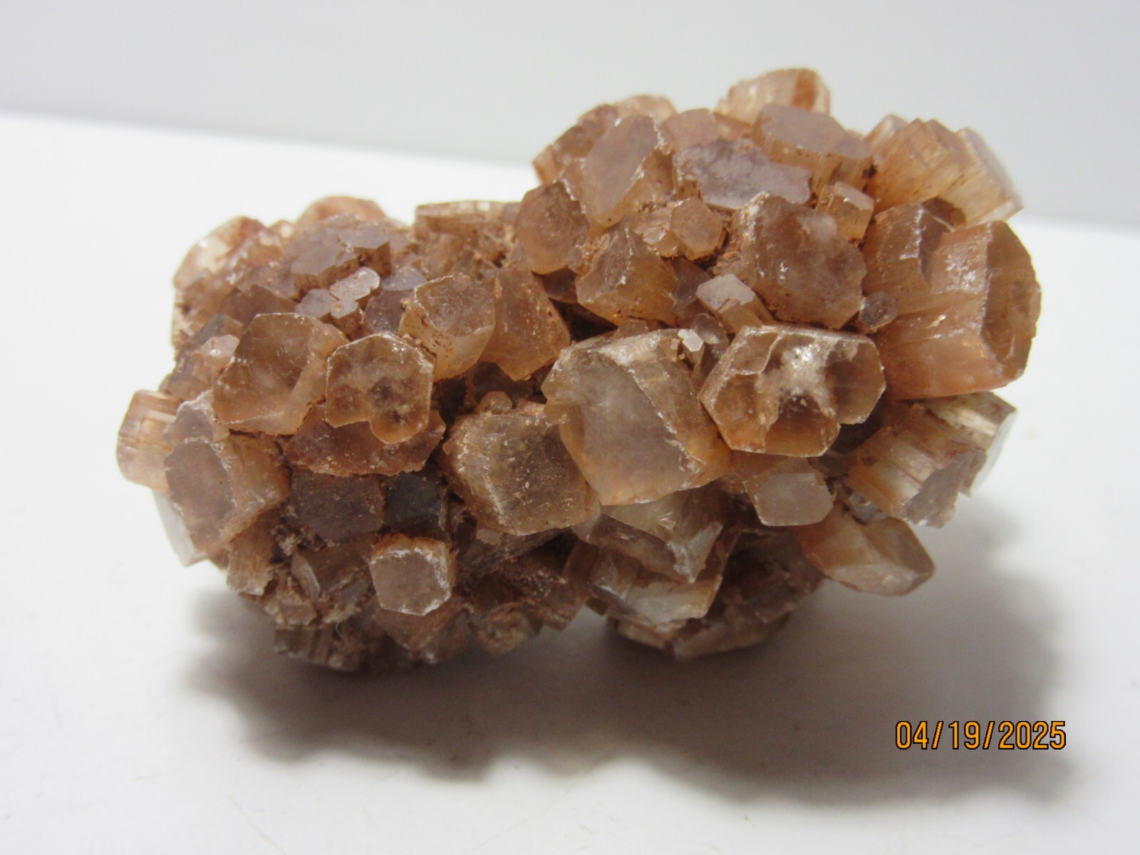 Aragonite Brown Crystal 2 3/16″ Mineral Morocco Collectible ABCMC-358