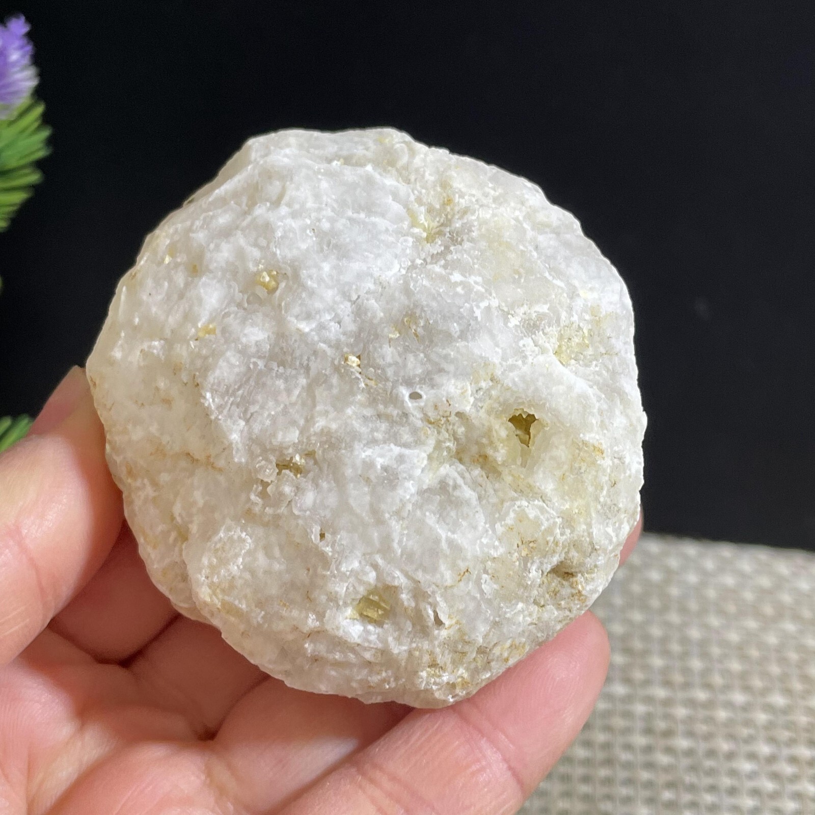 1pc 164g Quartz Geode Unopened Break Your Own Natural ab280