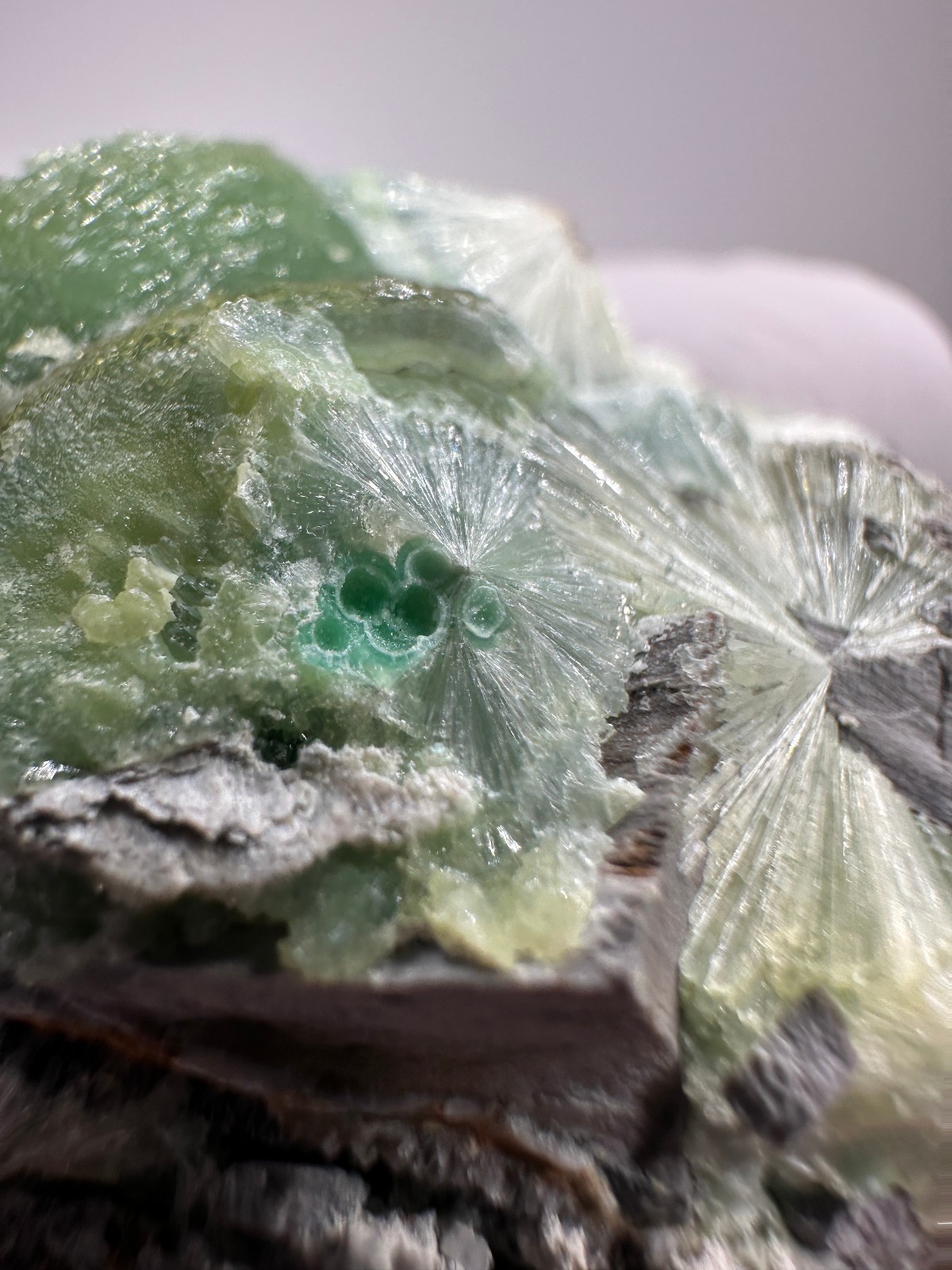 Beautiful Large RARE GREEN Wavellite Specimen from Arkansas