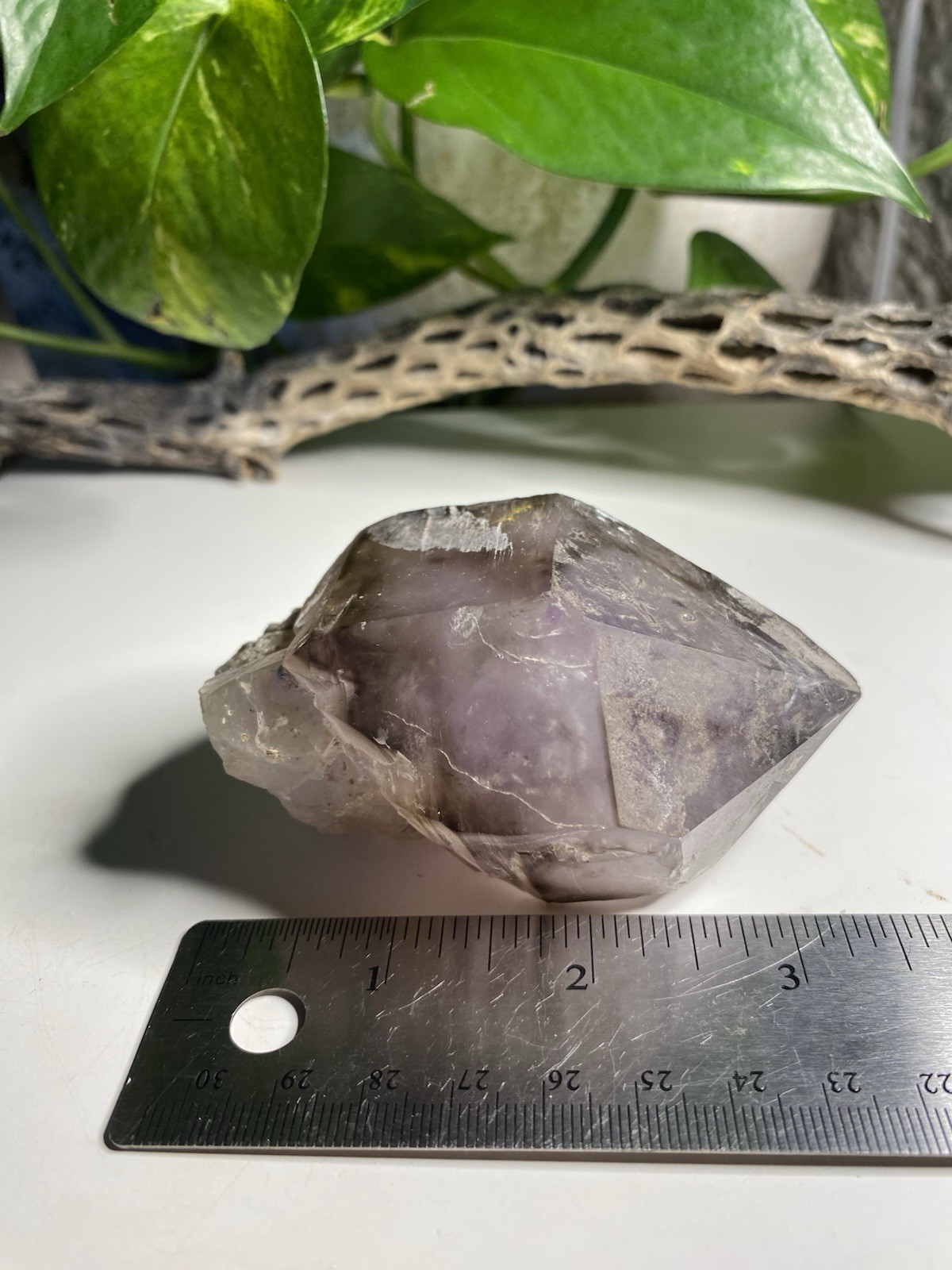 269 Gram Large Smoky Amethyst Scepter – Namibia, Africa