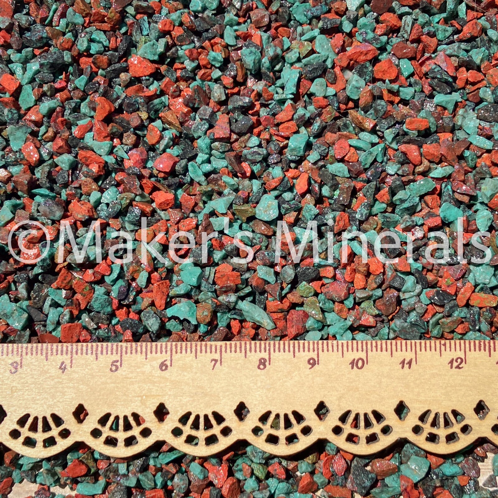 Crushed RARE Sonora Sunrise/Sunset Chips, 2mm-4mm for Inlay, Embellishments, Art