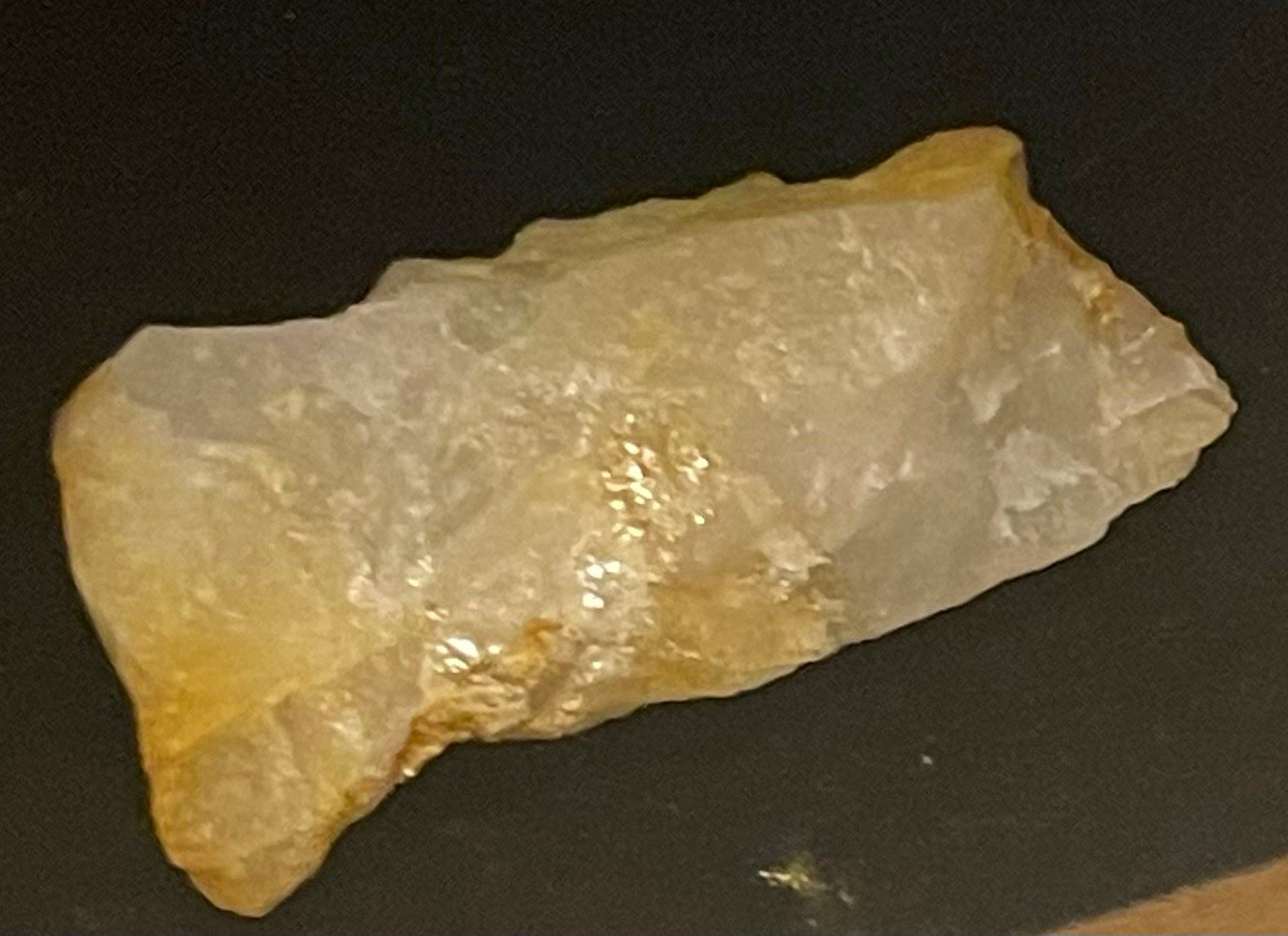 Rough White Translucent Quartz Crystal Mineral Specimen Display Piece