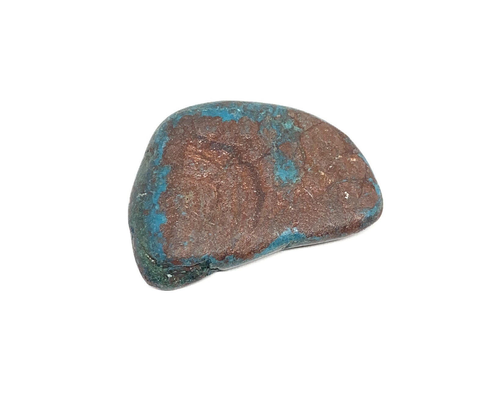 Chrysocolla/Malachite In Cuprite Stone From Arizona 18g Approximately 1 1/2in