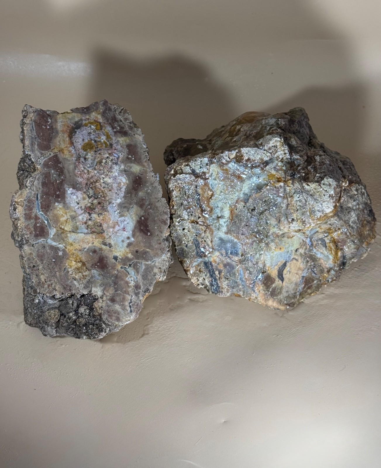 12.7LB Set RARE Blue Moon Bed Thunder egg Lot Some of the rarest in Oregon