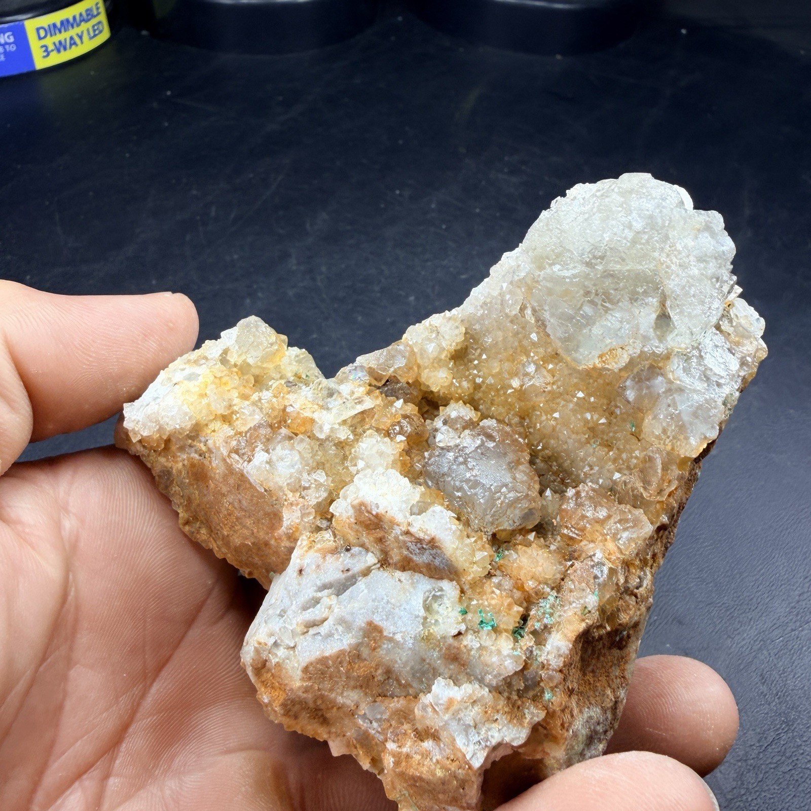 Fluorite Crystal Cluster Brochantite Quartz Crystals / New Mexico *VIDEO*