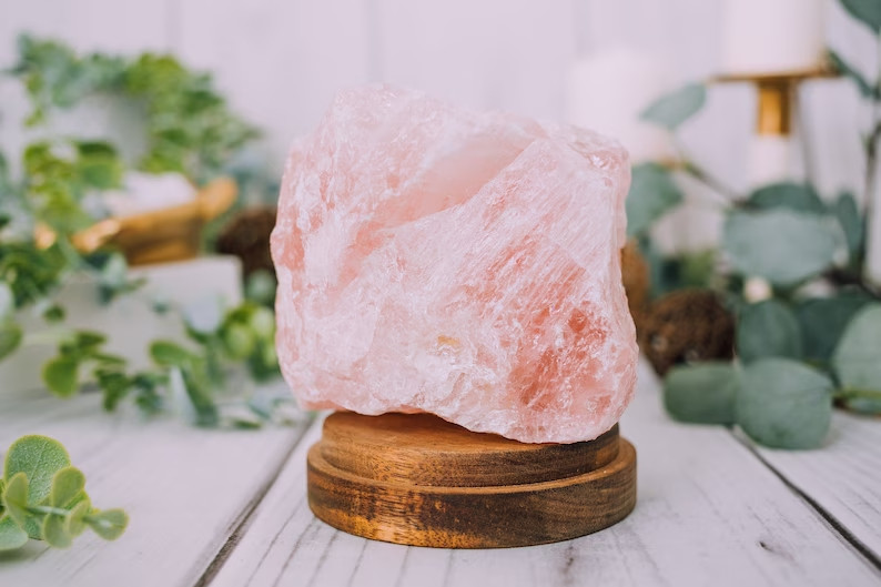 JUMBO Rose Quartz Natural Raw Crystals – Choose Size Huge Chunks (Love Stone)