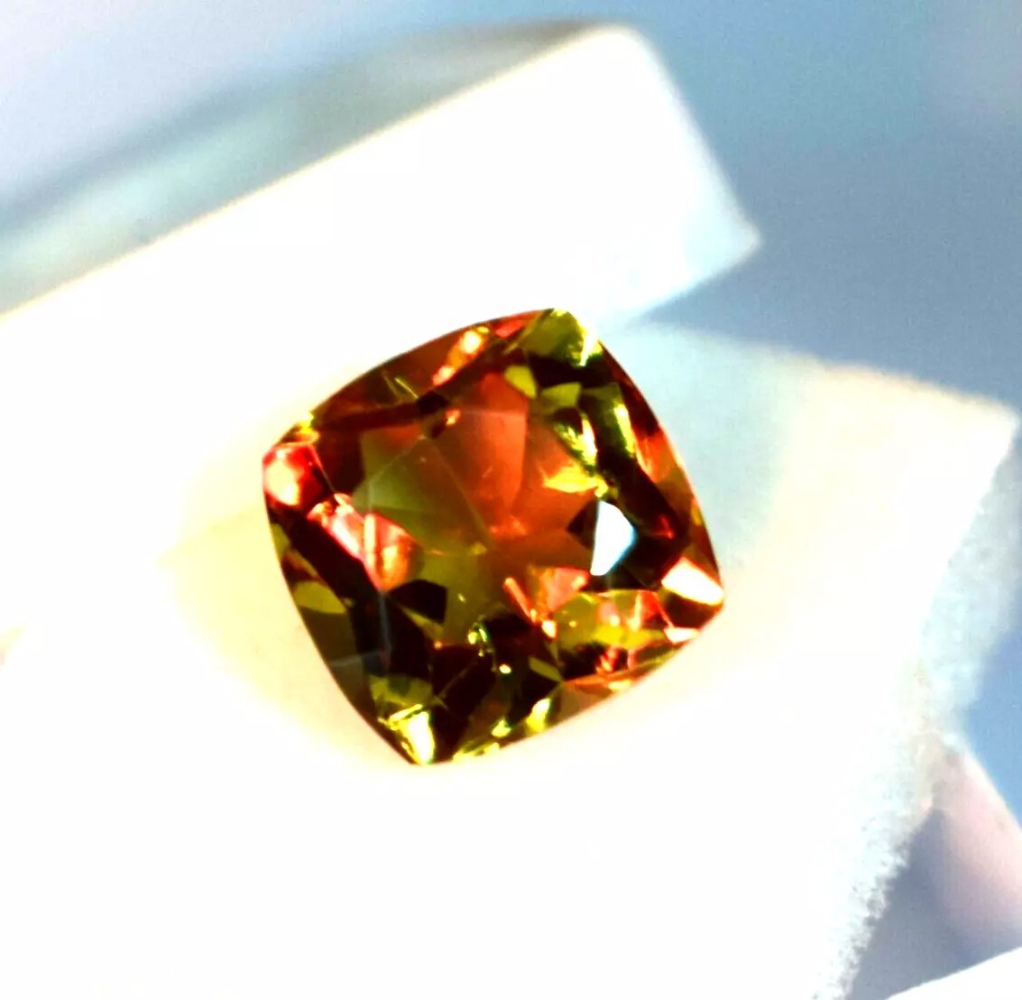 AAA+ Gemstone Cushion Cut Certified Color Changing Natural Alexandrite 8 Ct