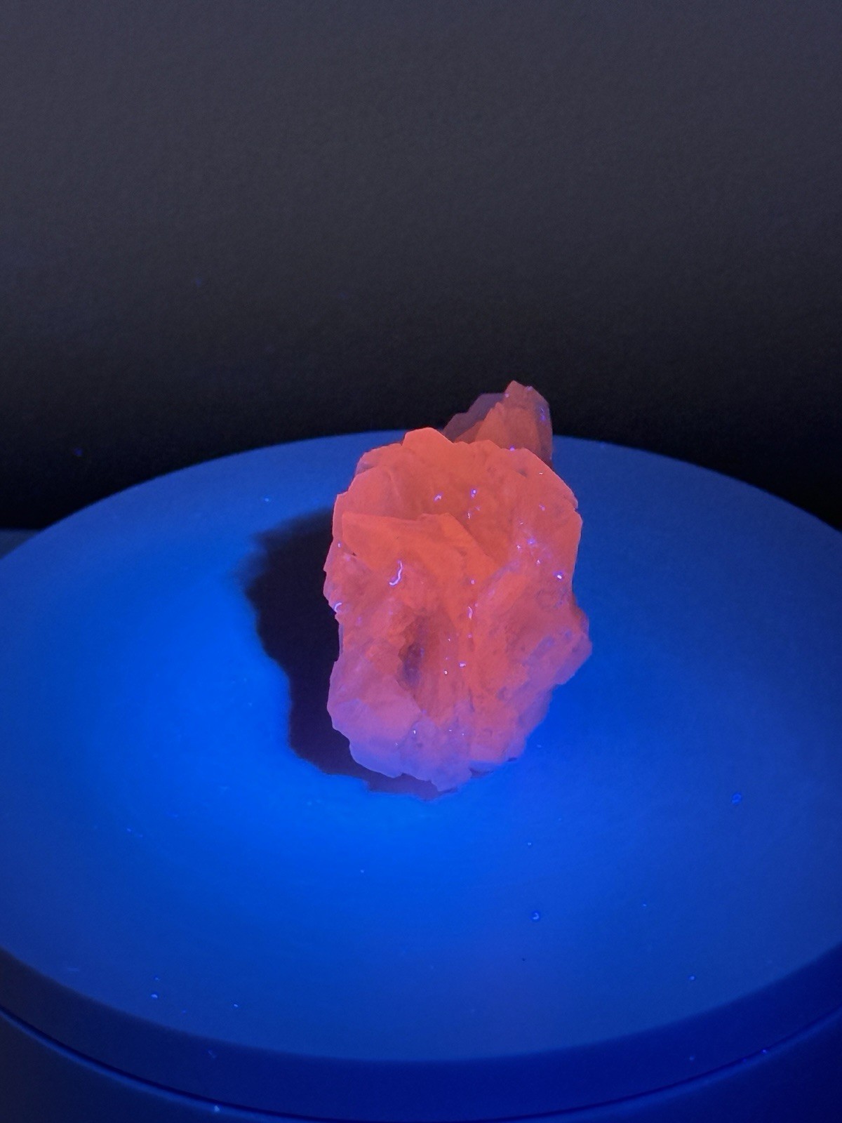 RADIANT Calcite Crystal Cluster Fluorescent Mineral Specimen – China