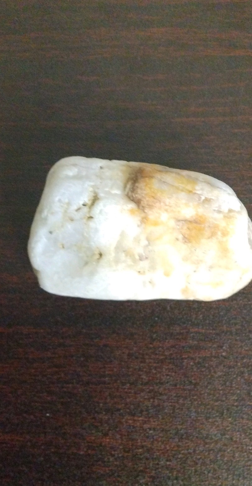 White and Brown Tan Mineral Specimen Stone Display Natural Collectible Rock