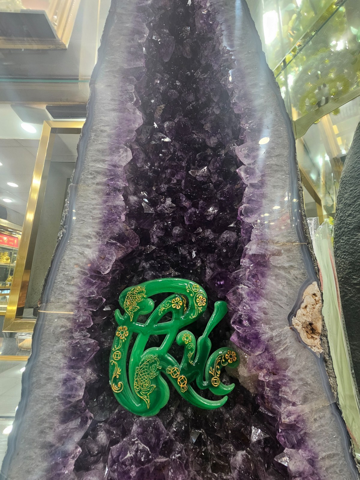 amethyst geode large