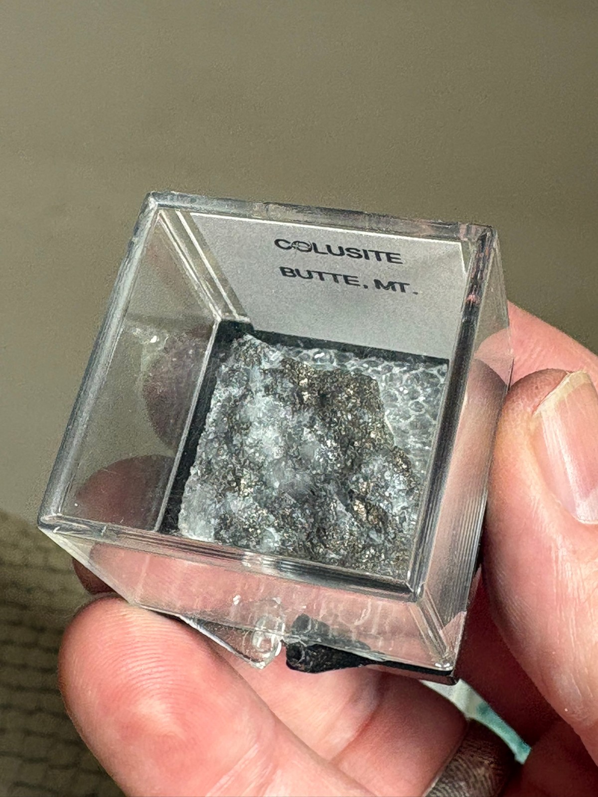 Colusite, thumbnail, rare, type locality thumbnail, Butte, MT, UA