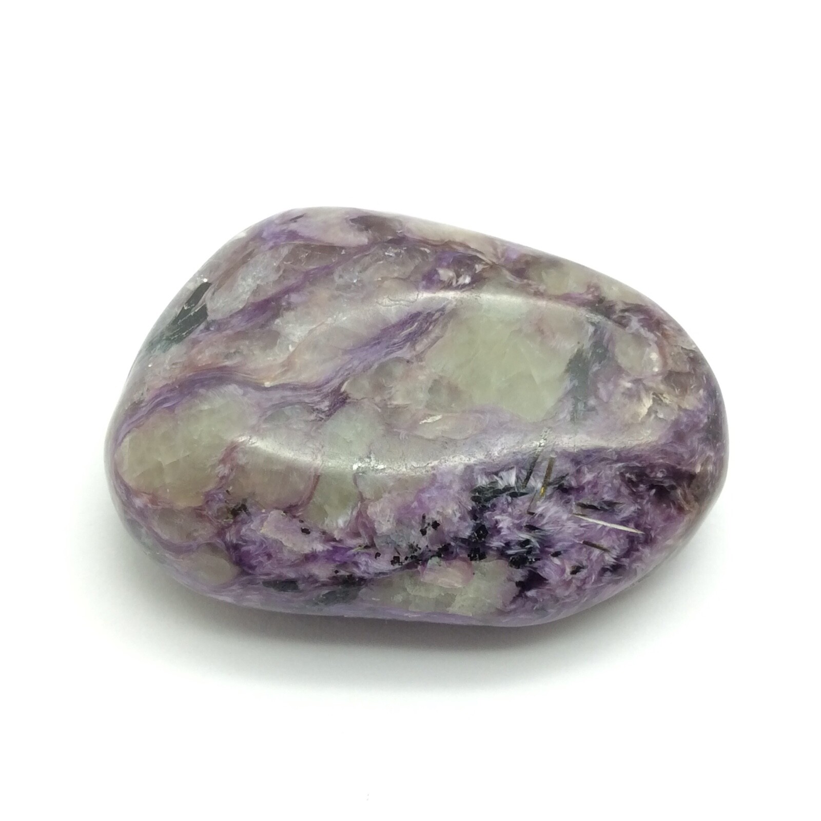 Charoite Pebble Purple Gem Stone Polished River Specimen Siberia #5