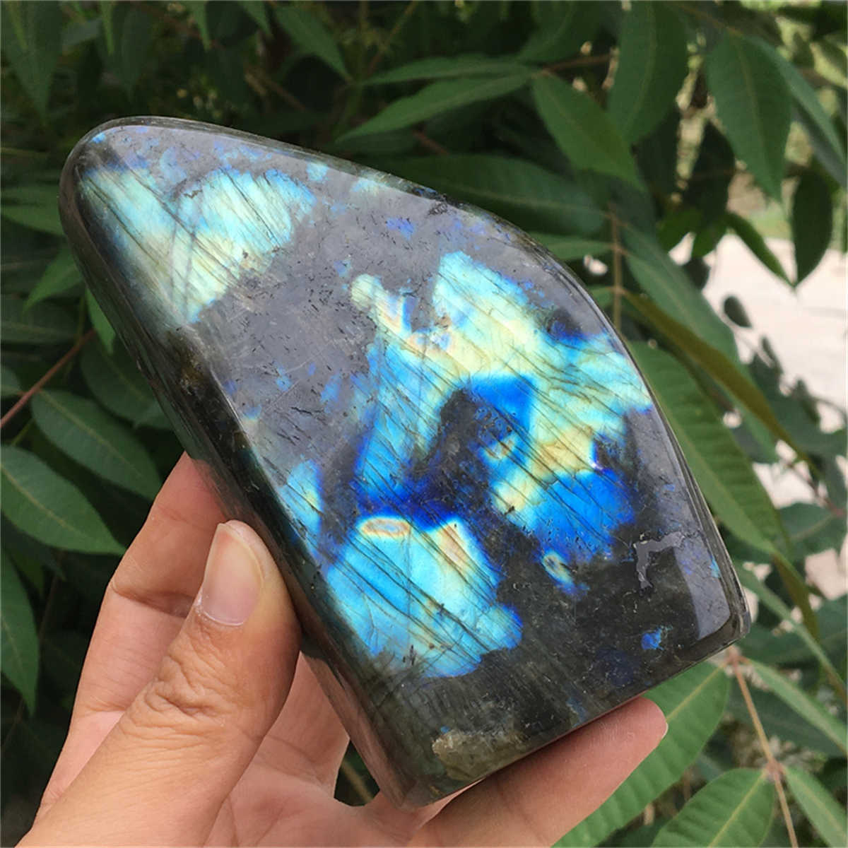 760g Natural Labradorite Mineral Quartz Crystal Mineral Reiki healing