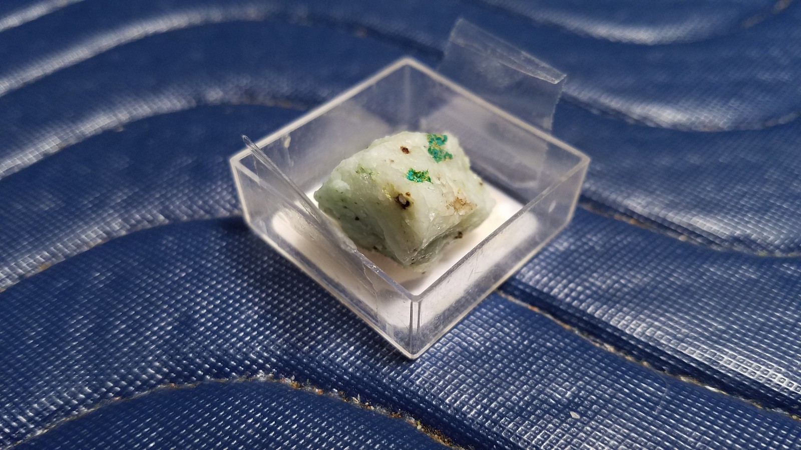 SiG: Blue-Green Greenish-Blue Claraite Crystals on Matrix from Austria