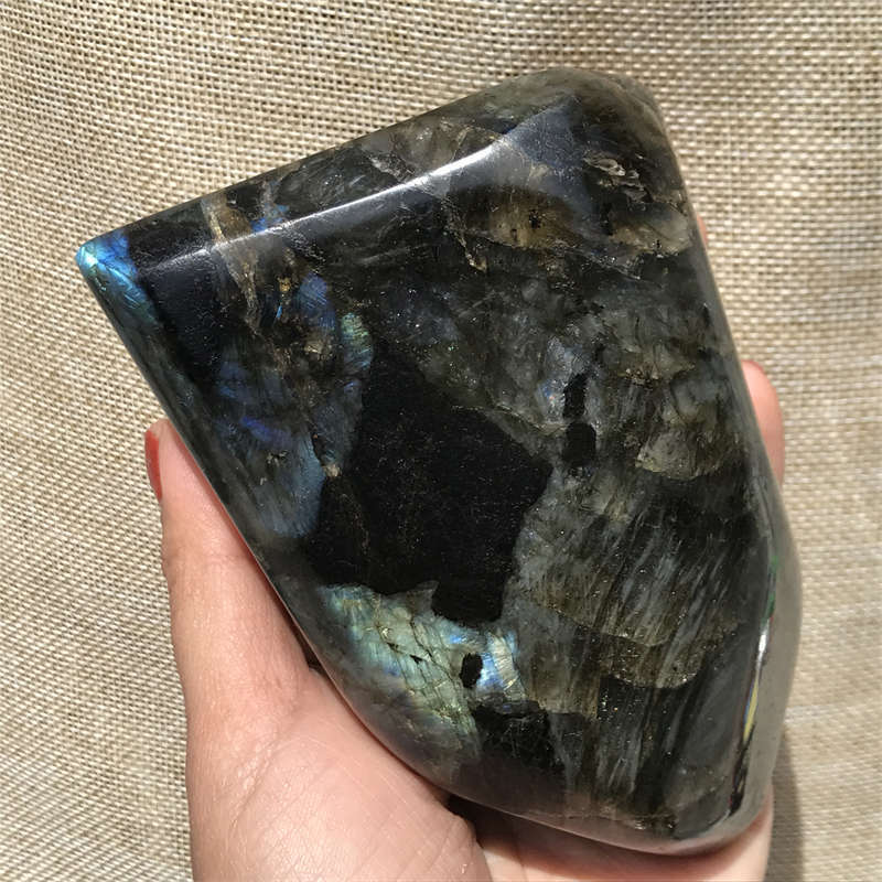 1.03kg Natural Labradorite Quartz Crystal Spectrolite Mineral Reiki healing