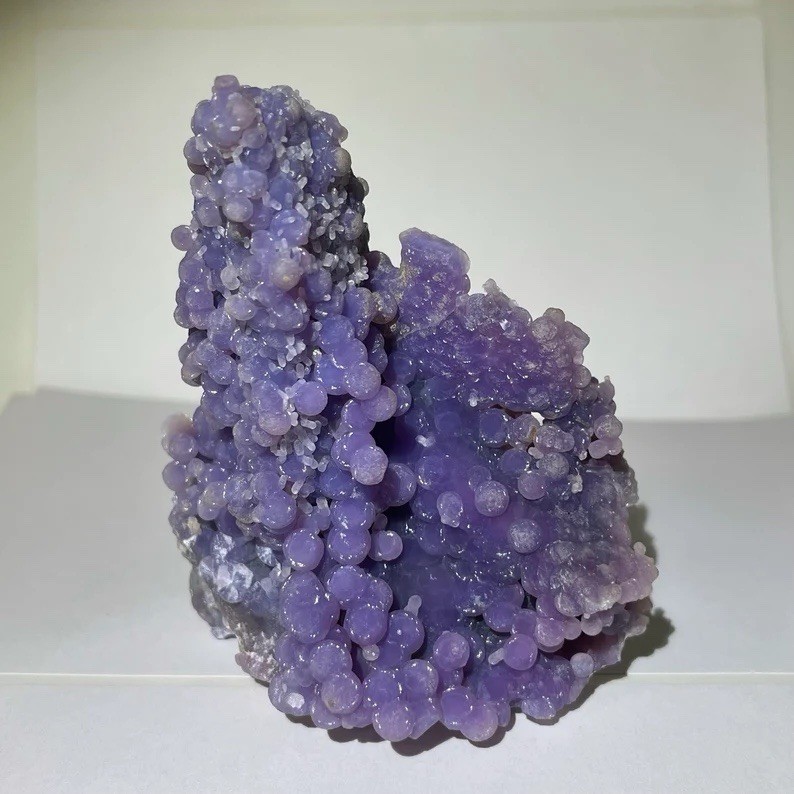Grape Agate Botryoidal Chalcedony Crystal 3.8” Mineral – West Sulawesi Indonesia
