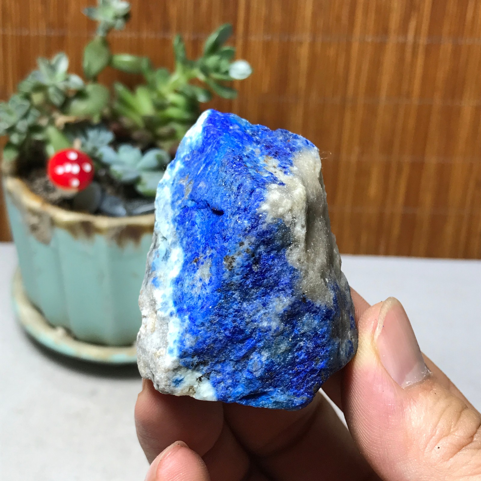 73g Natural lapis lazuli Crystal gemstone Rough Mineral Specimen healing A6065
