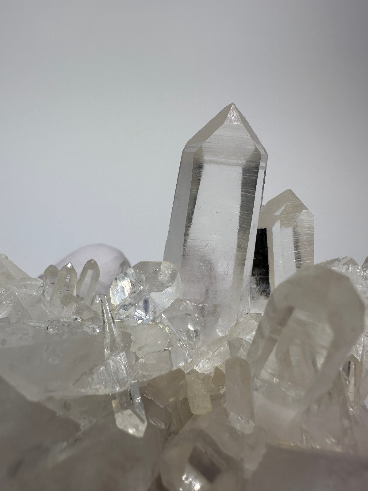 Top Quality Large Optical Clear Arkansas Quartz Crystal Cluster