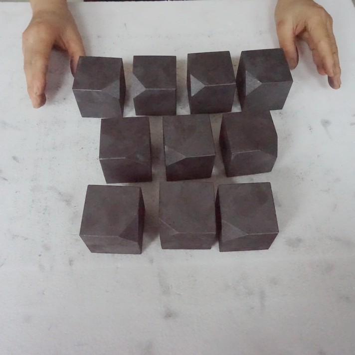 4.5LB 10 Natural Shungite Protect Radiation Crystal Square Heptahedron Healing