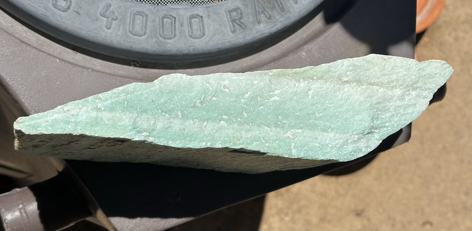 7 Lbs 13 Oz Natural amazonite stone Rock Crystal Gemstone Rough Mineral Specimen