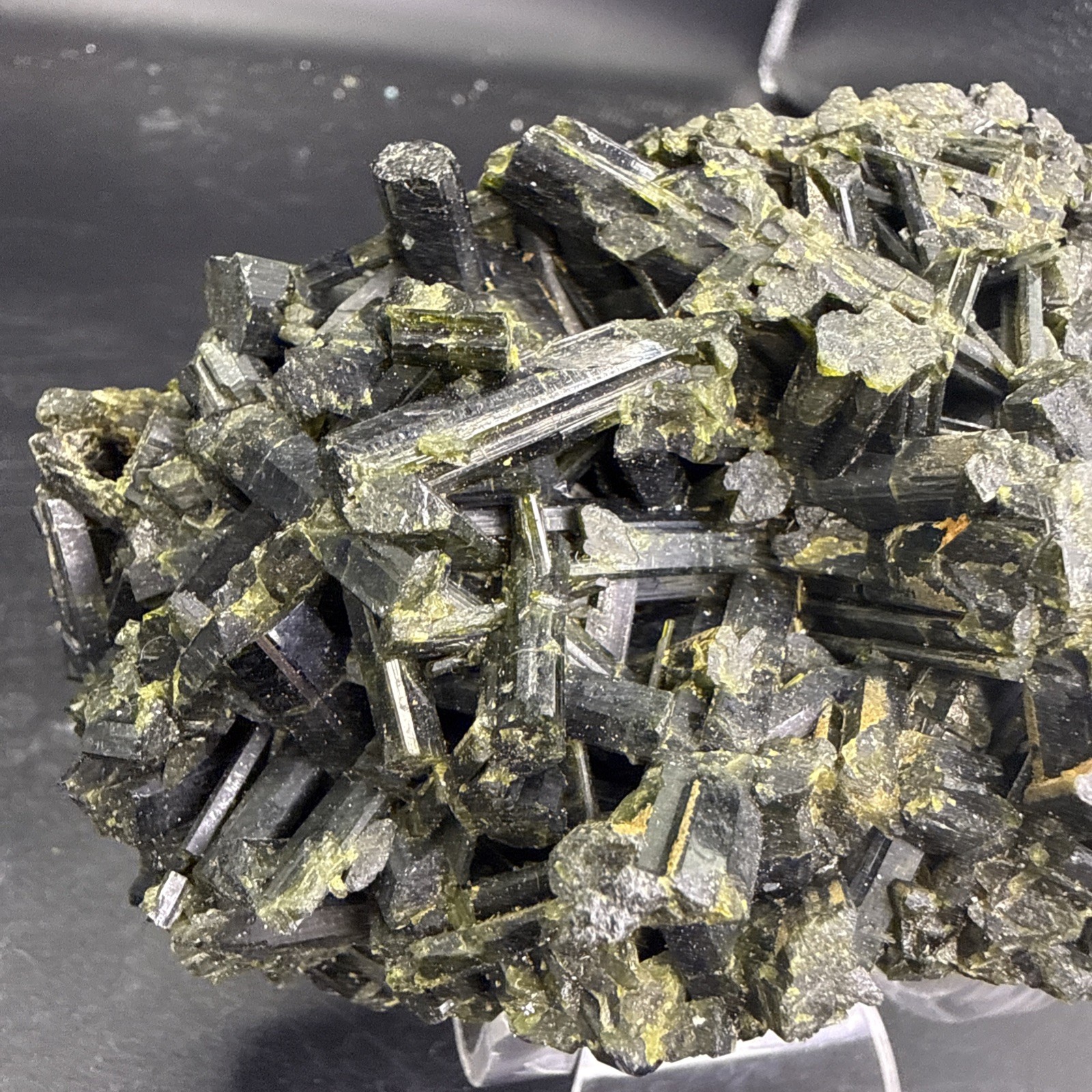 2 Lb Large Natural Epidote On Matrix From Pakistan. A+ Specimen,Minerals,Gems.