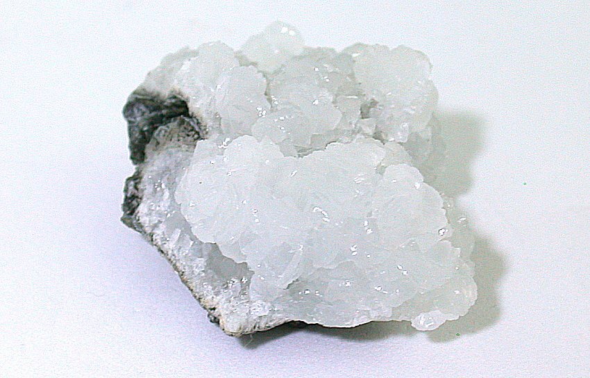 2 1/10 x 1 2/5 x 9/10 Inch Prehnite Jade Multi Crystal Malad India Specimen