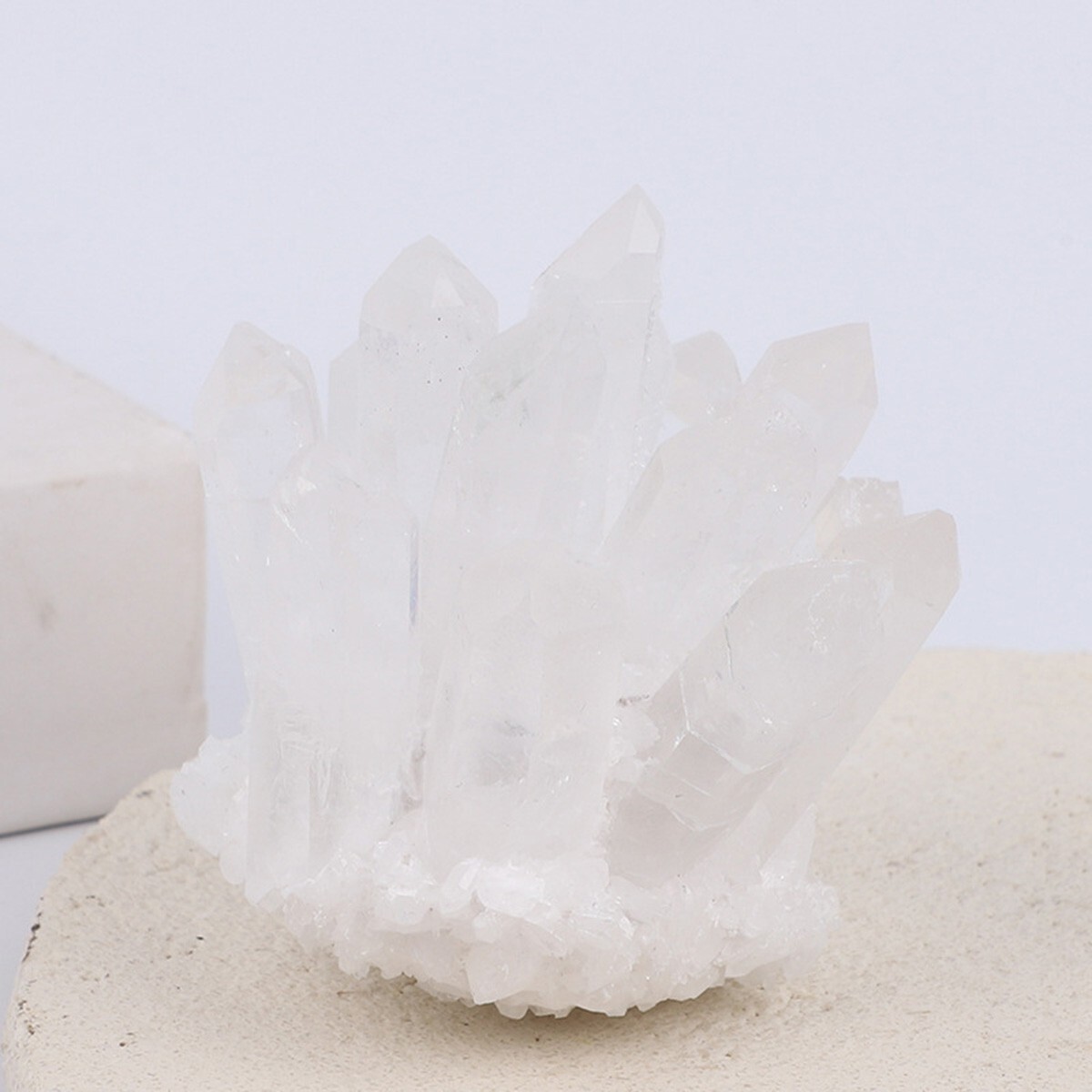 200g+ Rare Large Raw Clear Quartz Crystal Cluster Quartz Mineral Specimens Decor